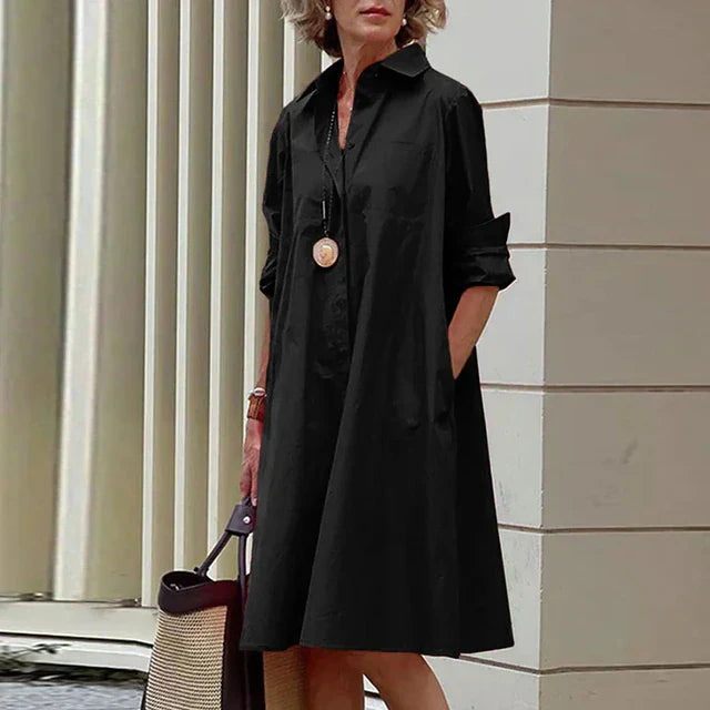 LF | Robe vintage à manches longues