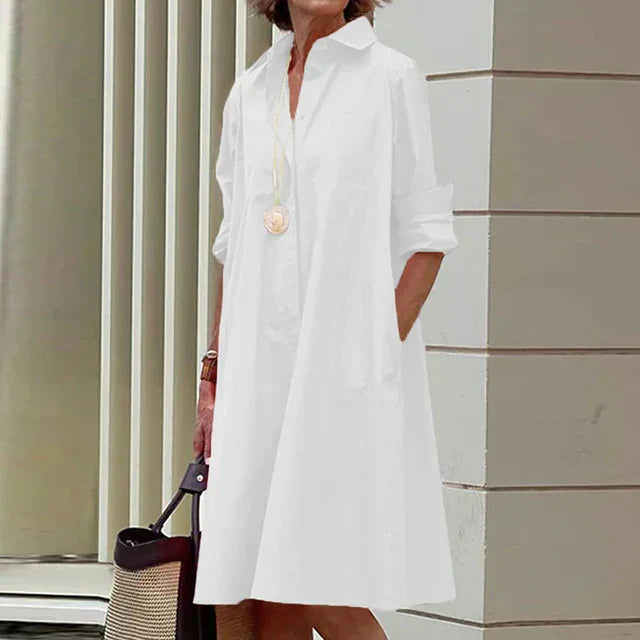 LF | Robe vintage à manches longues