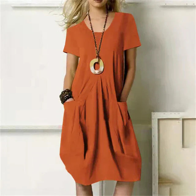 LF | Robe de loisirs à manches courtes