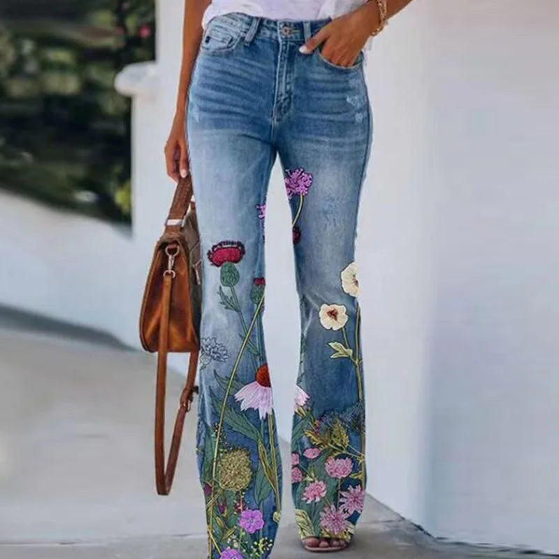 LF | Jeans avec impression de fleurs