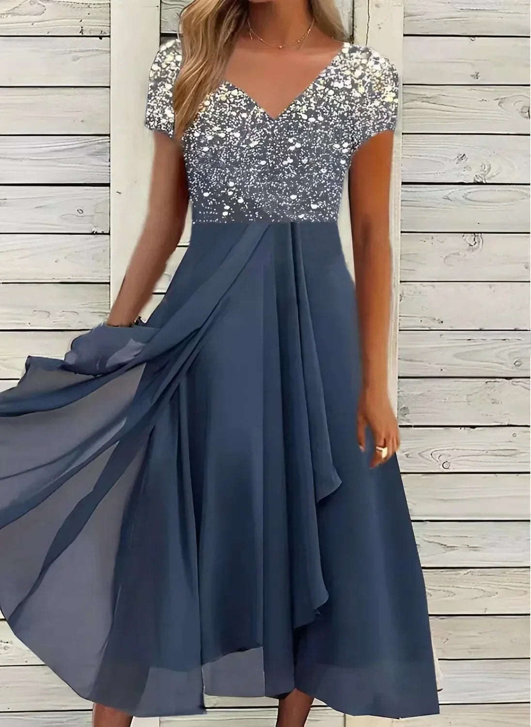 LF | Robes de soirée en mousseline de soie pour femmes