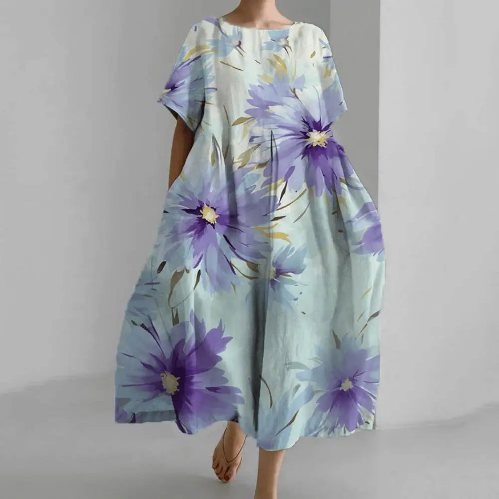 LF | Robe midi avec imprimé fleuri