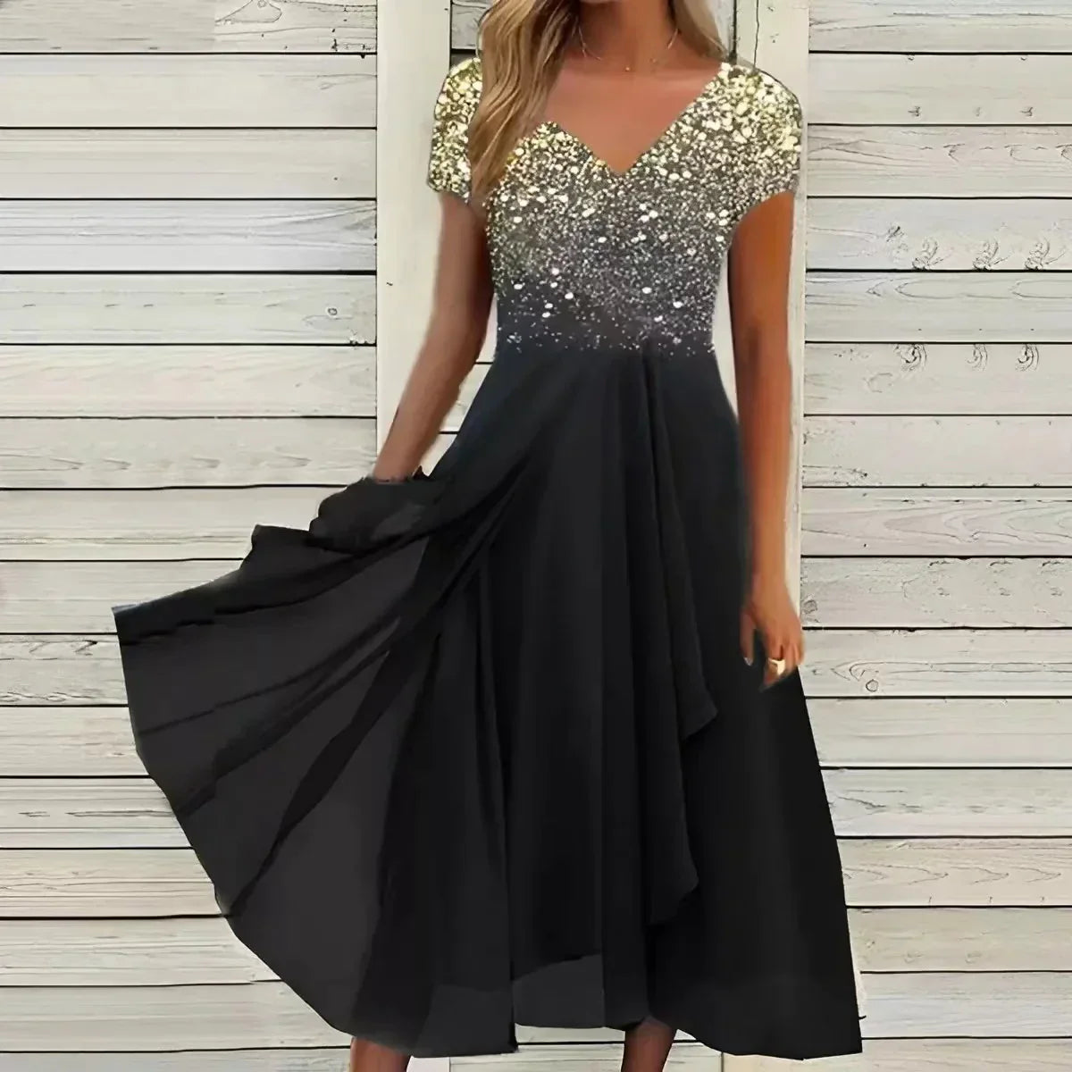 LF | Robes de soirée en mousseline de soie pour femmes