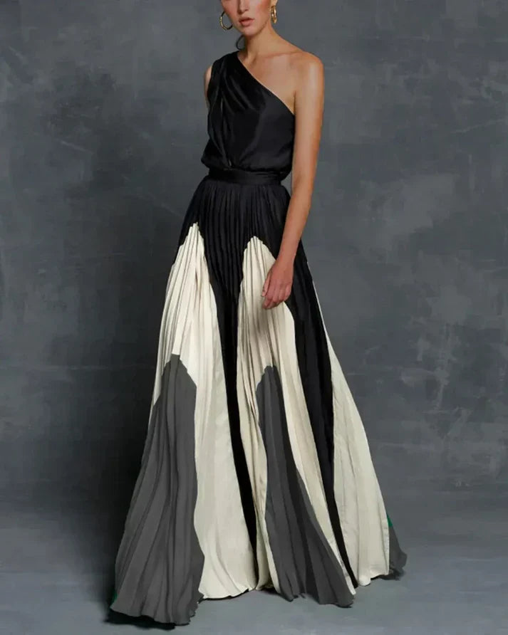 LF | Robes maxi glamour avec une seule épaule