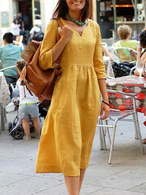LF | Robe à manches mi-longues