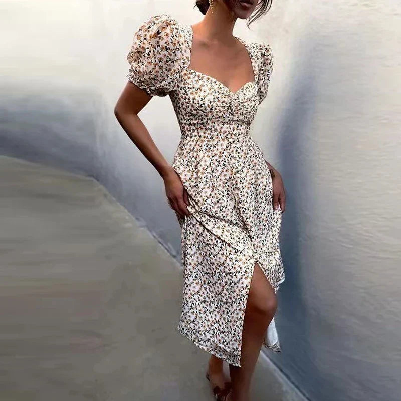LF | Robe à encolure carrée