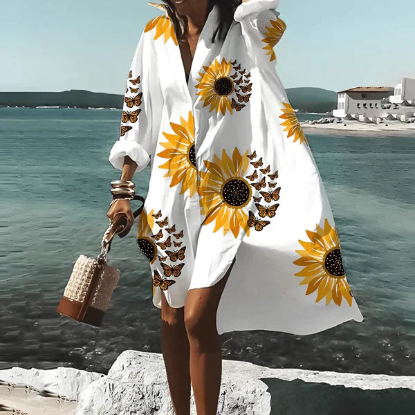 LF | Robe longueur genou avec imprimé unique