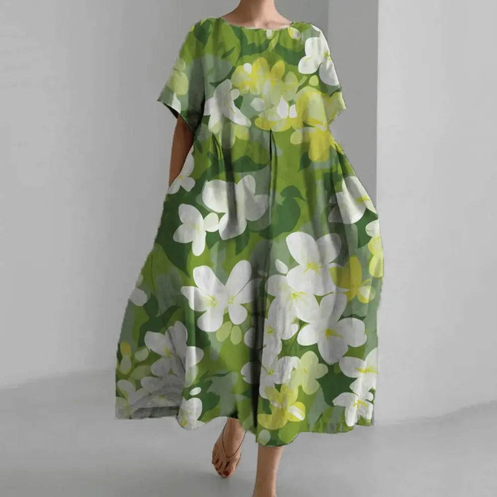 LF | Robe midi avec imprimé fleuri