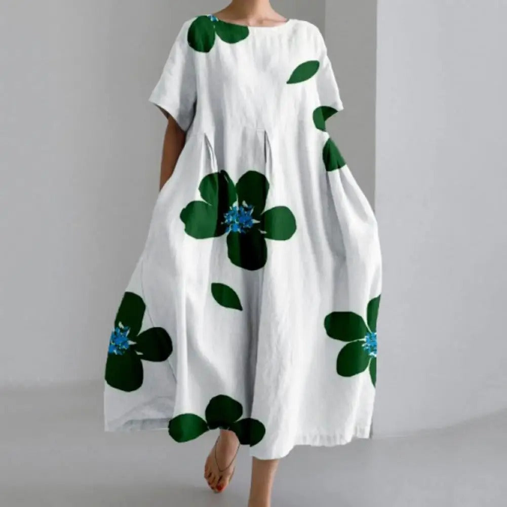 LF | Robe midi avec imprimé fleuri
