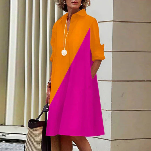LF | Robe vintage à manches longues