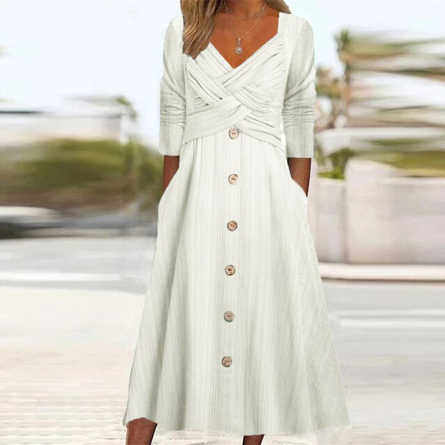 LF | Robe à manches longues en ligne A