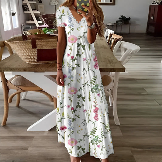 LF | Robe à fleurs élégante et stylée