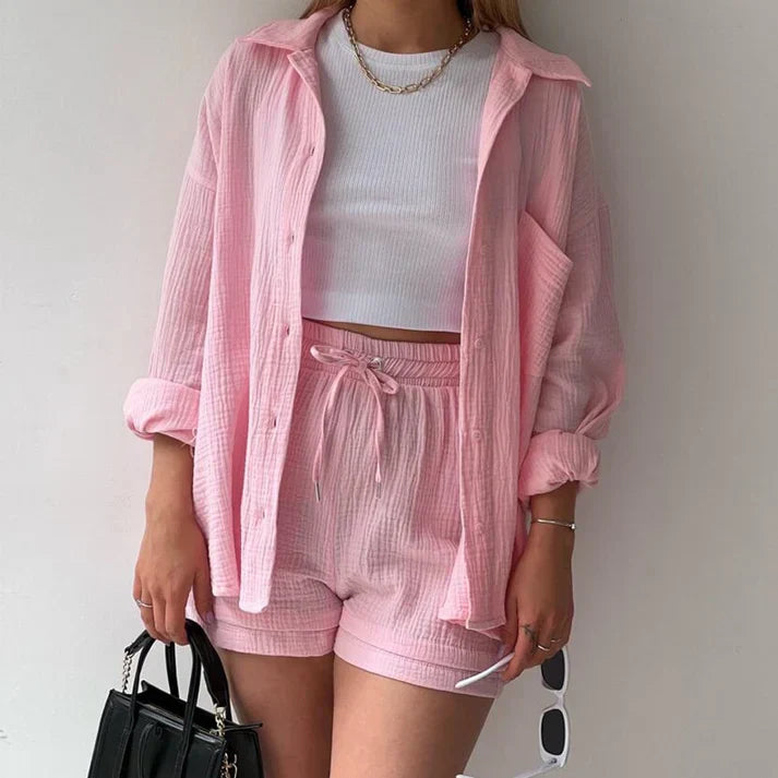 LF | Ensemble deux pièces avec plissé