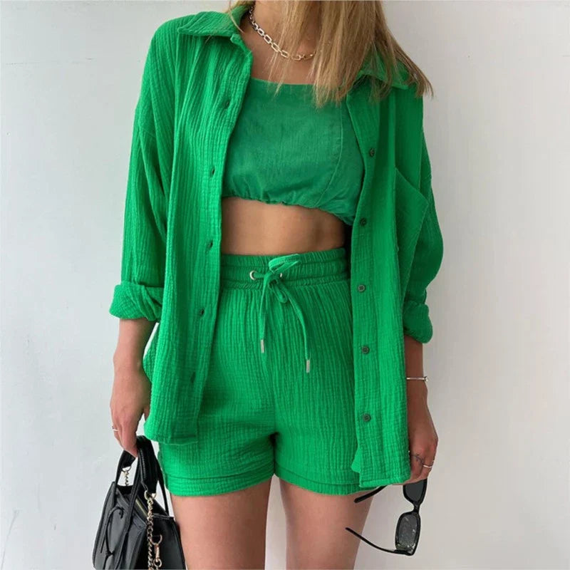 LF | Ensemble deux pièces avec plissé