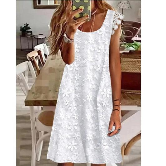 LF | Robe blanche élégante