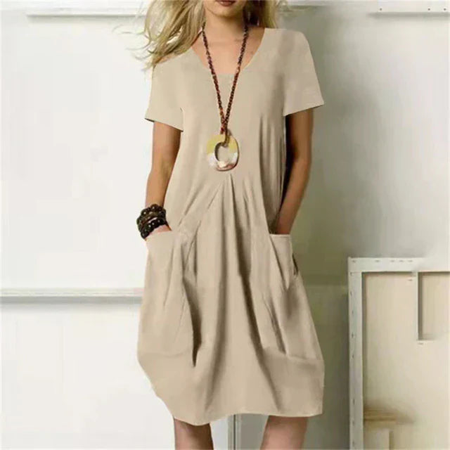 LF | Robe de loisirs à manches courtes