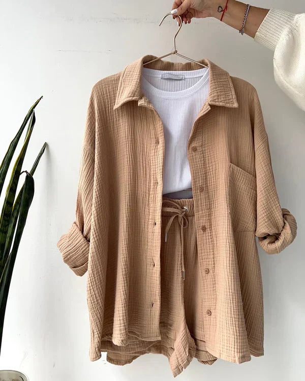 LF | Ensemble deux pièces avec plissé