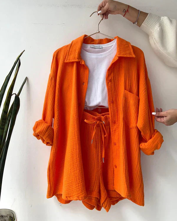 LF | Ensemble deux pièces avec plissé