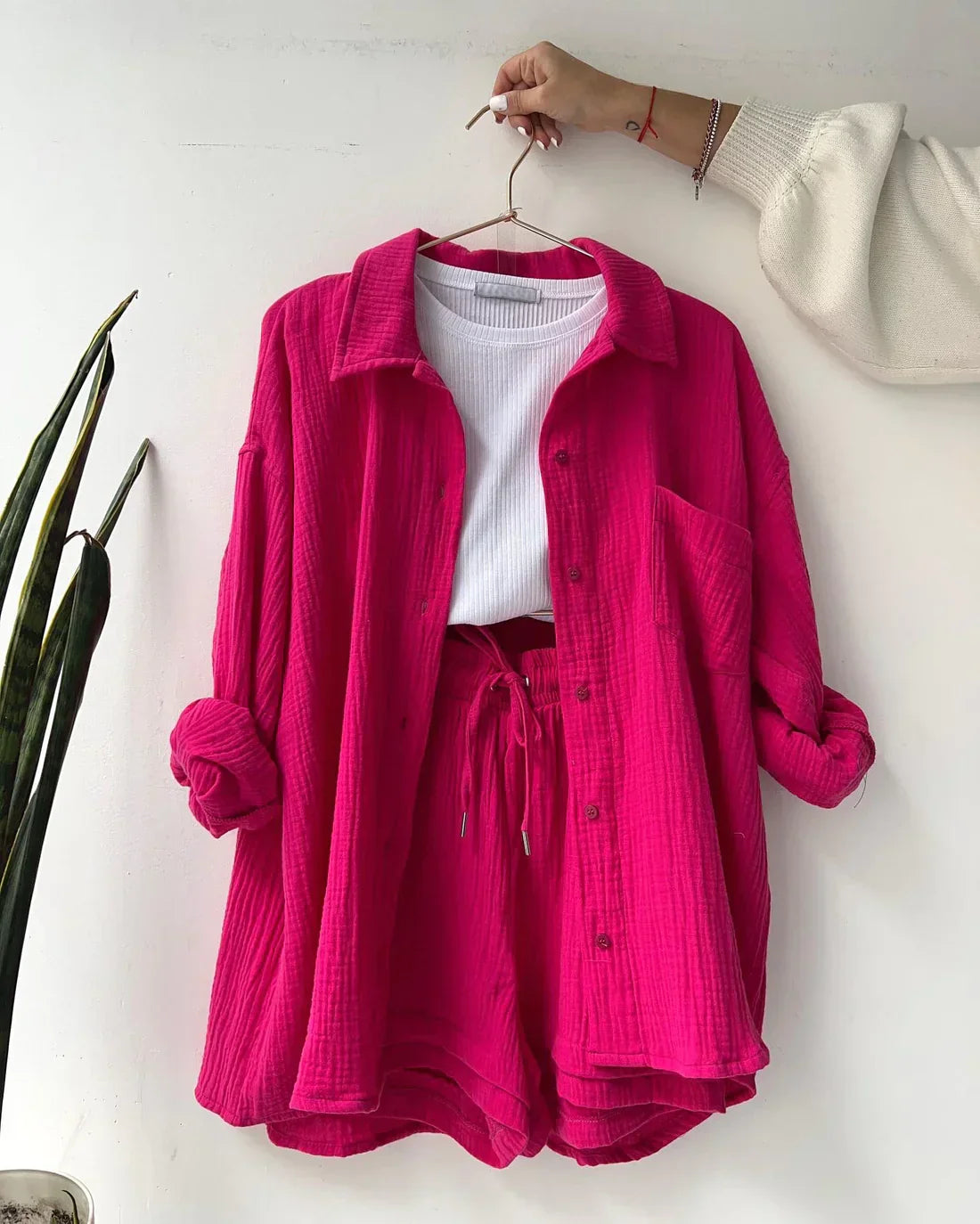 LF | Ensemble deux pièces avec plissé
