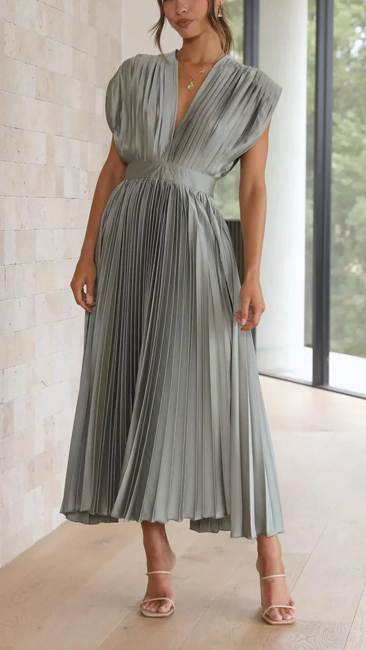 LF | Robe plissée élégante et sexy