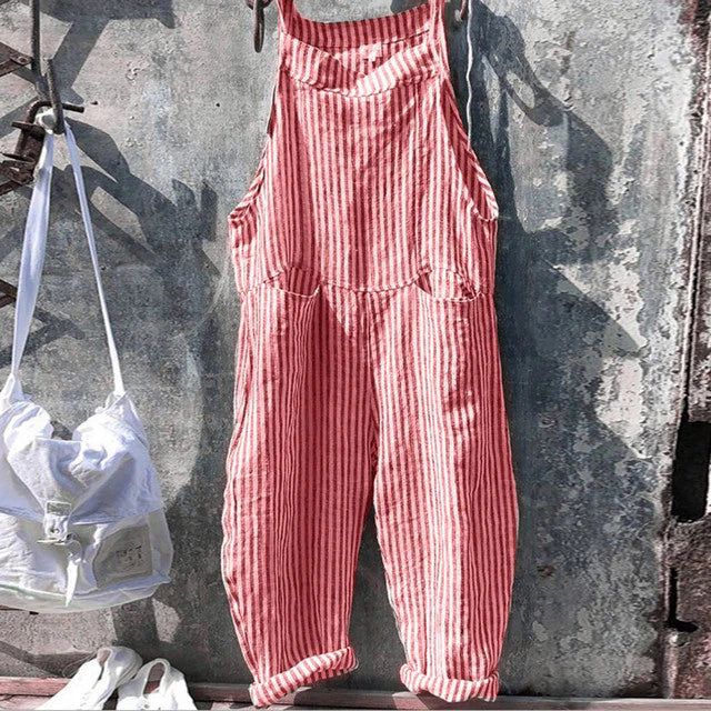 LF | Combinaison ample à rayures vintage