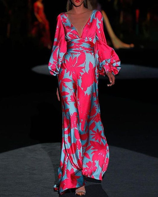 LF | Robe à la mode avec décolleté en V